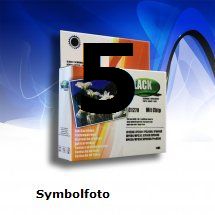 CLI-526 SetK 5 kompatible Patronen mit Chip f�r Canon Pixma iP4800 iP4850 iP4950 MG5150 MG5250 MG5350 MG6150 MG6250 MG8150 MG8250 MX885 iX6550